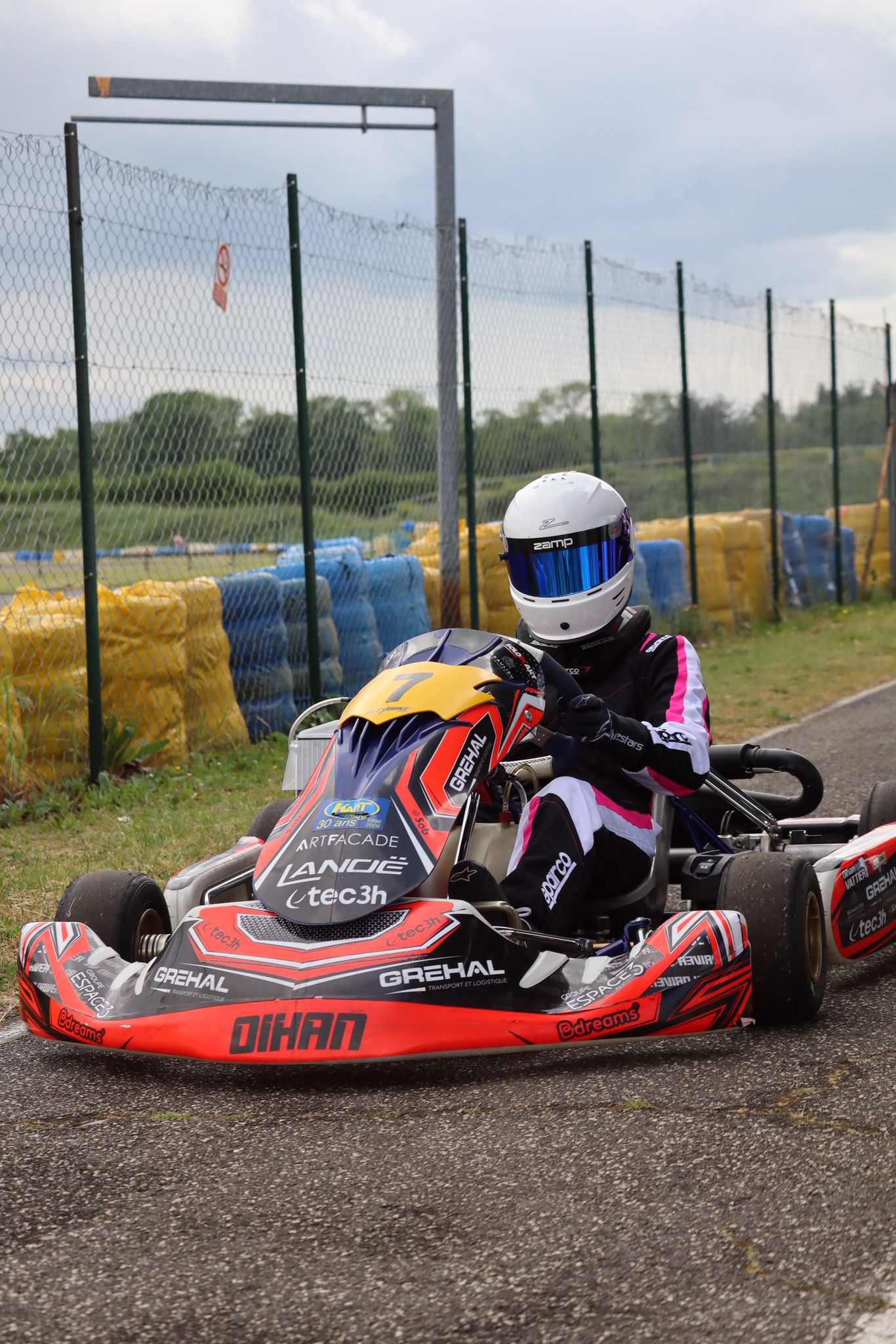 Entrainement au circuit de Technikart en Normandie